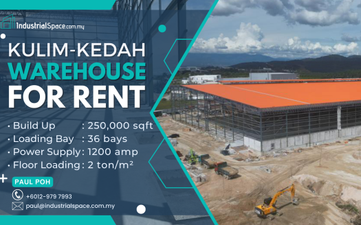 Warehouse for rent in Kulim Kedah BU250k Sqft Call paul 0129797993 (4)