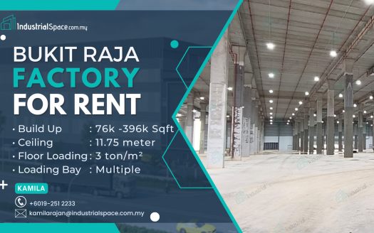 warehouse for rent in bukit raja BU 76k - 396k Sqft (6)